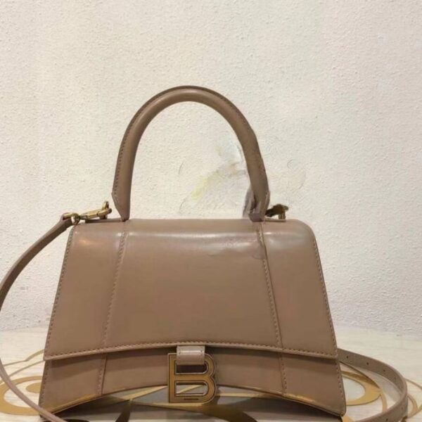 Replica Balenciaga Hourglass Small Top Chanele Bag Sand