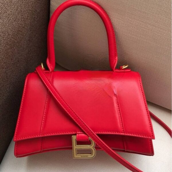 Replica Balenciaga Hourglass Small Top Chanele Bag Red